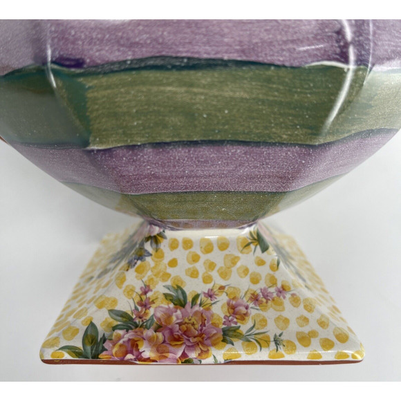 MacKenzie Childs Torquay Coffee Tea Pot Lid Kelp Urchin - Picture 16 of 16